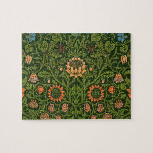William Morris Violet und Columbine Art Rug Puzzle