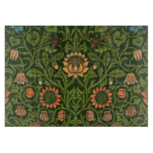 William Morris Violet und Columbine Art Rug Schneidebrett