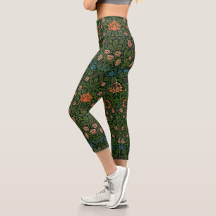 William Morris Violet und Columbine Capri Leggings