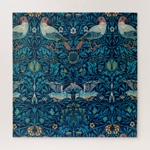 William Morris Vögel Art Nouveau Blumenmuster Puzzle