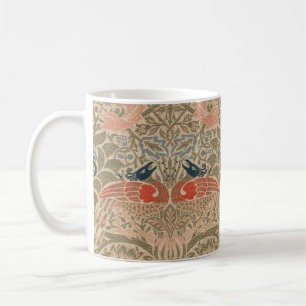 William-Morris-Vögel-berühmtes Muster Kaffeetasse