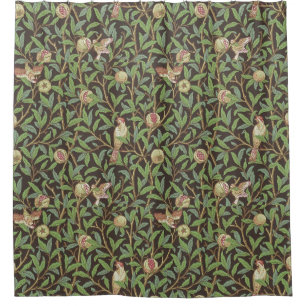William Morris "Vogel & Granatapfel" 2. Duschvorhang