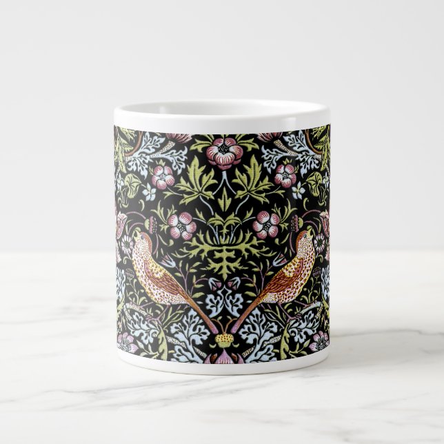 William Morris - Vögel und Blume 2 Jumbo-Tasse (Vorderseite)