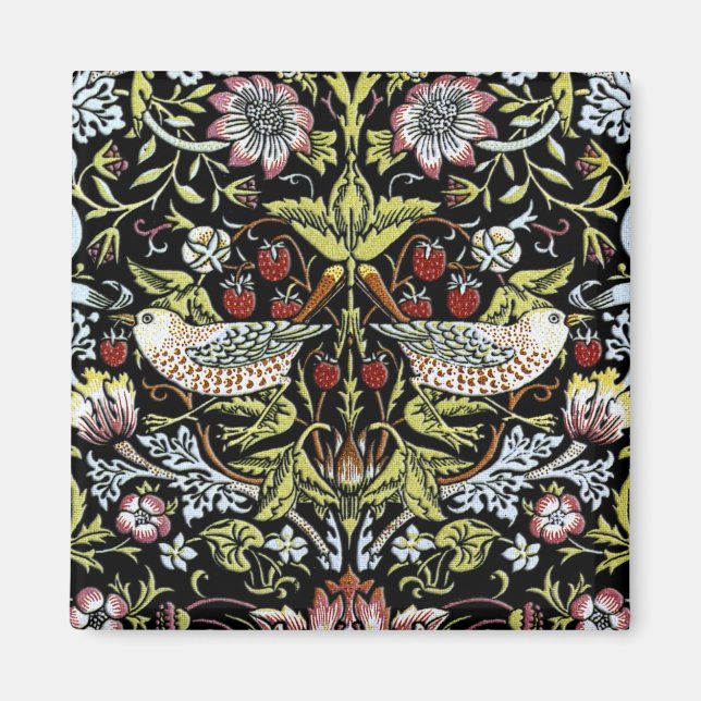 William Morris - Vögel und Blume 2 Magnet (Vorne)