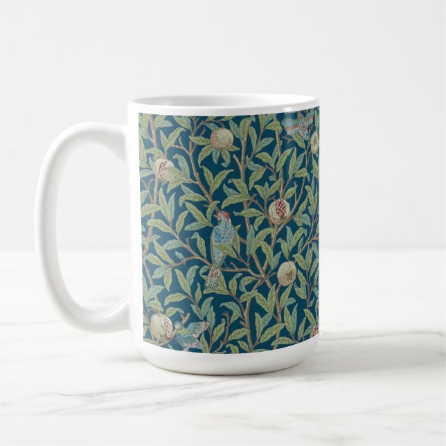 William Morris "Vogel und Granatapfel"  Kaffeetasse (Links)