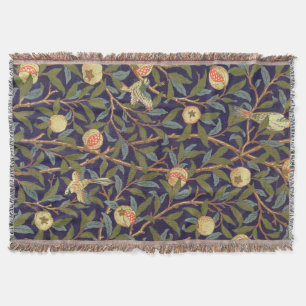 William Morris Vogel und Granatapfel Vintage-Blume Decke