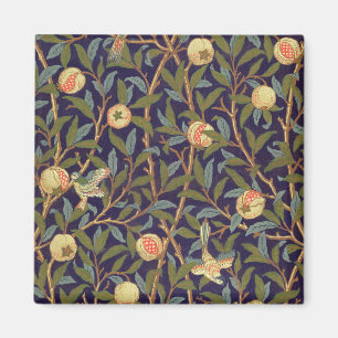 William Morris Vogel und Granatapfel Vintage-Kunst Magnet