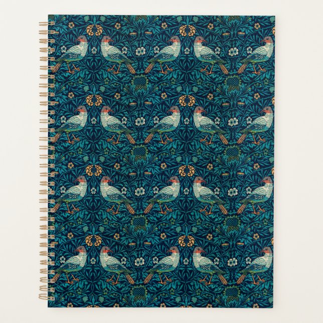 William Morris - Vogelflorale Muster-Splicing Planer (Vorderseite)