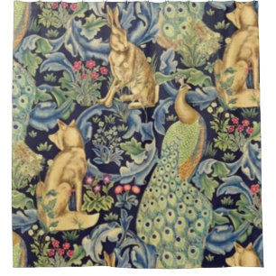 William Morris Wald Duschvorhang