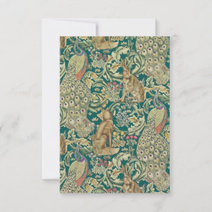 William Morris "Wald" Klappkarte "Danke" Dankeskarte