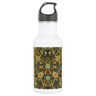 William Morris Wald-Tapetenmuster: Vintage Edelstahlflasche