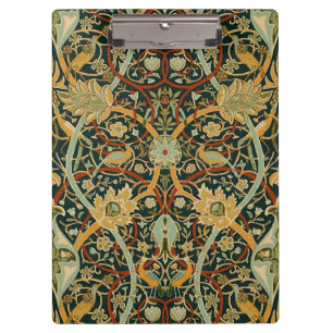William Morris Wald-Tapetenmuster: Vintage Klemmbrett