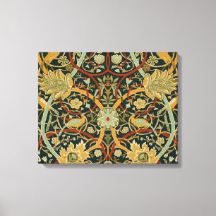 William Morris Wald-Tapetenmuster: Vintage Leinwanddruck