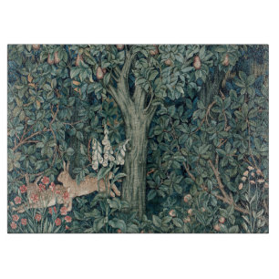 William Morris Waldteppich Hasen Schneidebrett