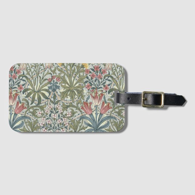 William Morris Waldunkräuter Gepäckanhänger (Vorderseite (Horizontal))