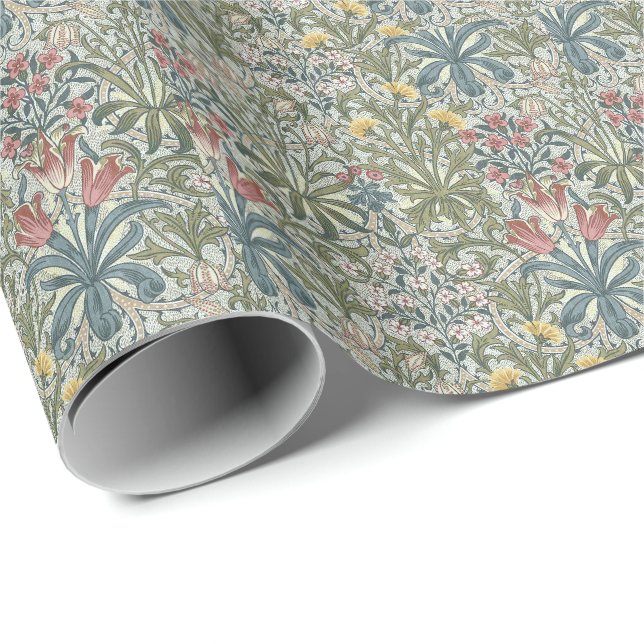 William Morris Waldunkräuter Geschenkpapier (Rolleneckpunkt)