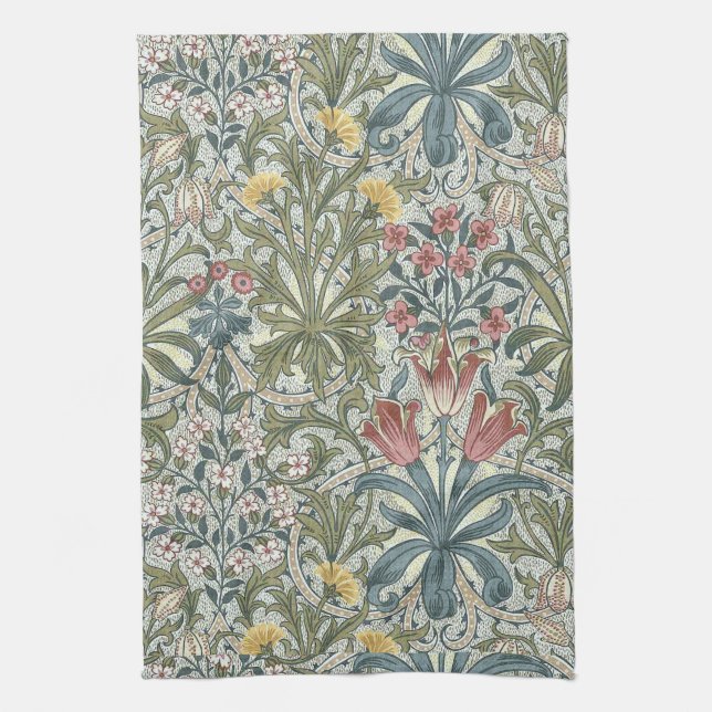 William Morris Waldunkräuter Geschirrtuch (Vertikal)