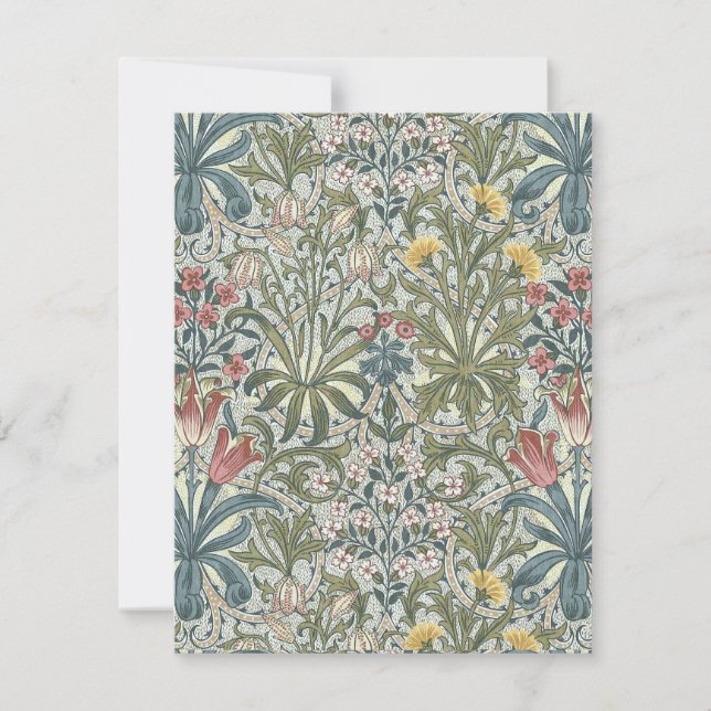 William Morris Waldunkräuter Mitteilungskarte (Vorderseite)