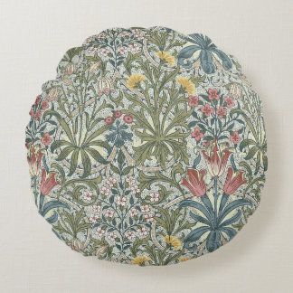 William Morris Waldunkräuter Rundes Kissen