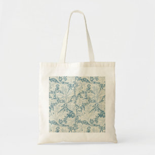 William Morris Wallflower Blue Damask Tragetasche