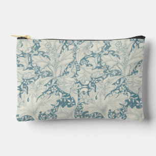William Morris Wallflower Blue Damask Zubehörtasche