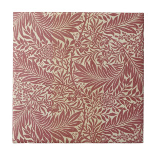 William Morris Wallpaper Design on Tile Fliese