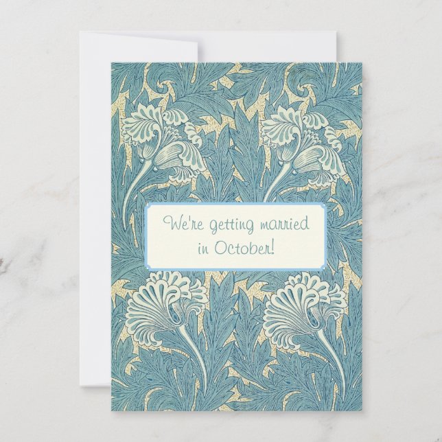 William Morris Wallpaper Designs Einladung (Vorderseite)