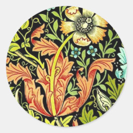 William Morris Wallpaper Runder Aufkleber