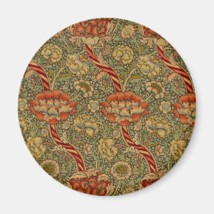 William Morris Wandle English Floral Damask Design Magnet