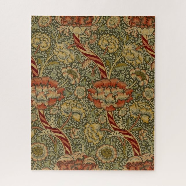 William Morris Wandle English Floral Design Puzzle (Vertikal)