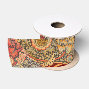 William Morris Wandle für Chintz-Design Satinband