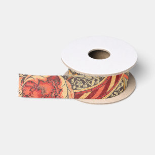 William Morris Wandle für Chintz-Design Satinband