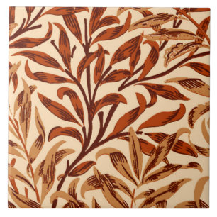 William Morris-Weide-Ast, Brown und Beige Fliese