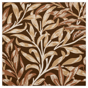 William Morris-Weide-Ast, Taupe und Brown Stoff