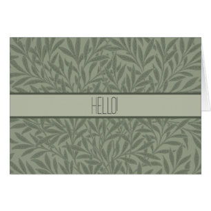 William Morris Weidenmuster Antik Hellgrün