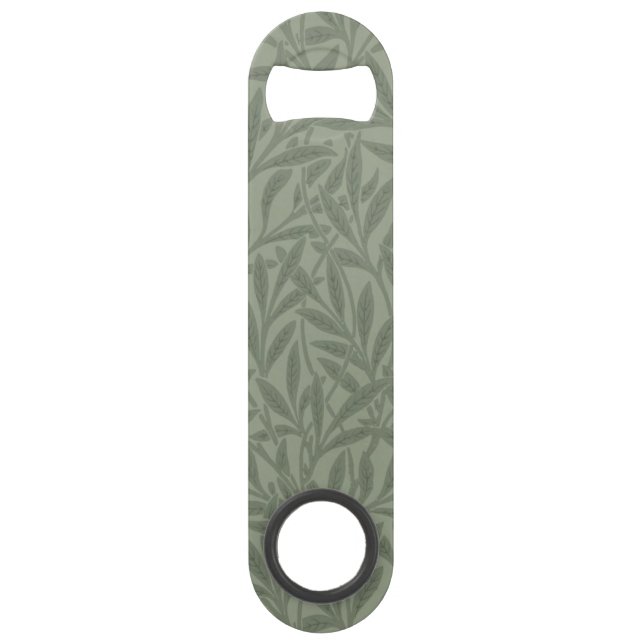 William Morris Weidenmuster Antik Hellgrün Speed Flaschenöffner (Vorderseite)