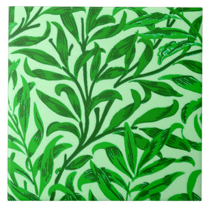 William Morris Weidenzweig, Smaragdgrün Fliese