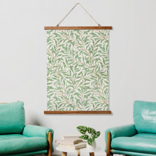 William Morris Weidenzweig Vintage Botanical Wandteppich Mit Holzrahmen