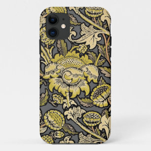 William Morris Wey Floral Arts Crafts Tapete iPhone 11 Hülle