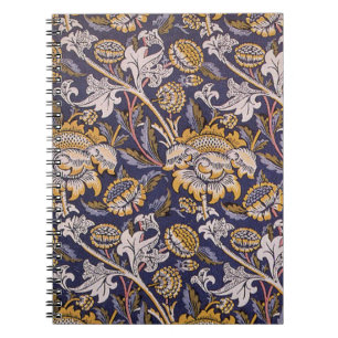 William Morris Wey Floral Arts Crafts Tapete Notizblock