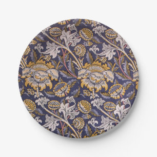 William Morris Wey Floral Arts Crafts Tapete Pappteller