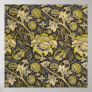 William Morris Wey Floral Arts Crafts Tapete Poster
