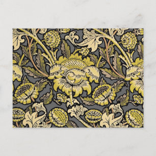 William Morris Wey Floral Arts Crafts Tapete Postkarte