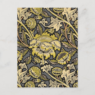 William Morris Wey Floral Arts Crafts Tapete Postkarte