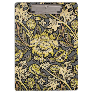 William Morris Wey Floral Wallpaper Klemmbrett