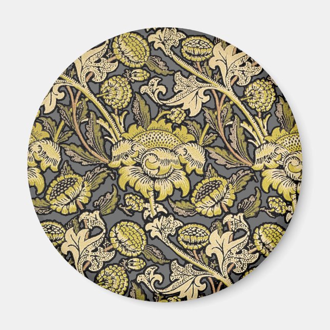 William Morris Wey Floral Wallpaper Magnet (Vorne)
