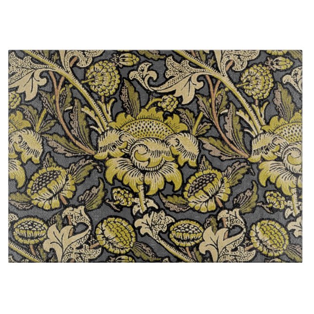 William Morris Wey Floral Wallpaper Schneidebrett (Vorderseite)