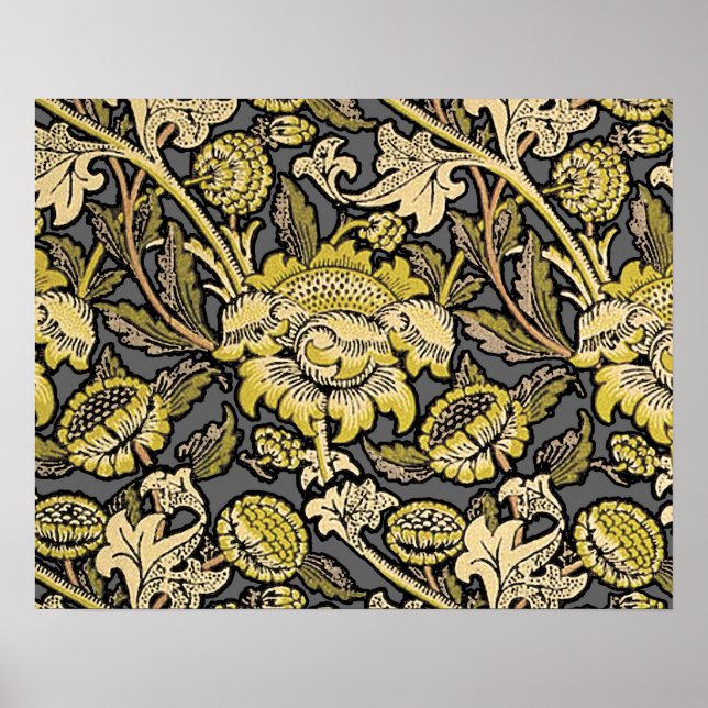William Morris Wey Wallpaper Floral Poster (Vorne)