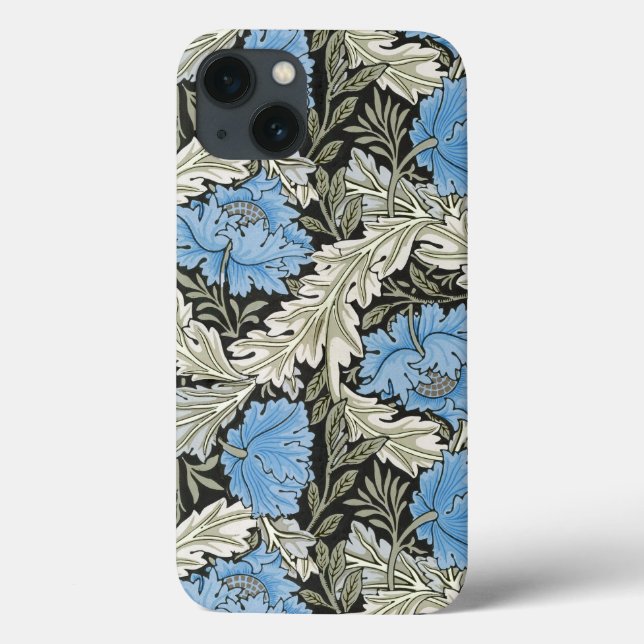 William Morris Wild Blue Poppies Case-Mate iPhone Hülle (Rückseite)