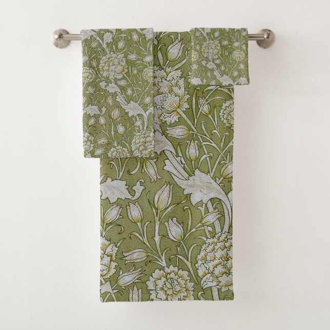 William Morris Wild Tulip Badhandtuch Set (Insitu)